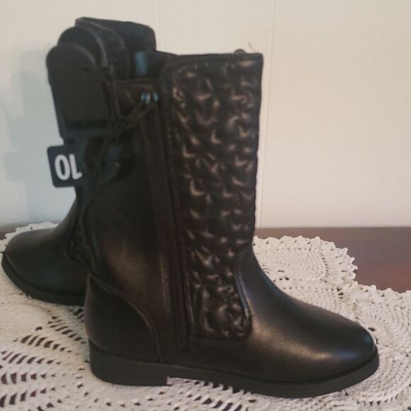 NWT Cute Wonder Nation Girls Faux Leather Cowboy Boots Sz 10 - Picture 3 of 7